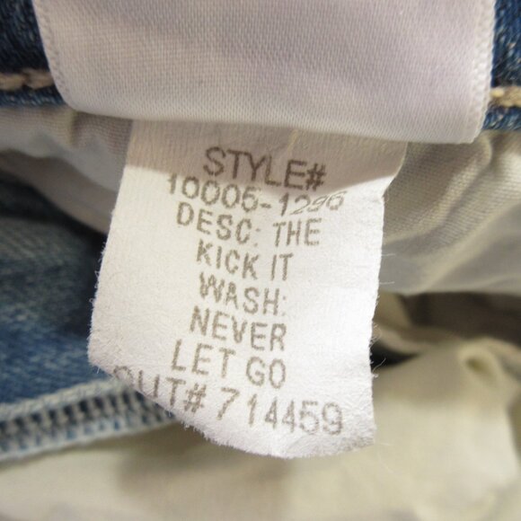 NWT Mother The Kick It in Never Let Go High-Rise Straight Leg Jeans 31 - Picture 10 of 11